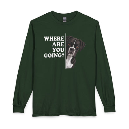 Black Boxer Alert Long Sleeve