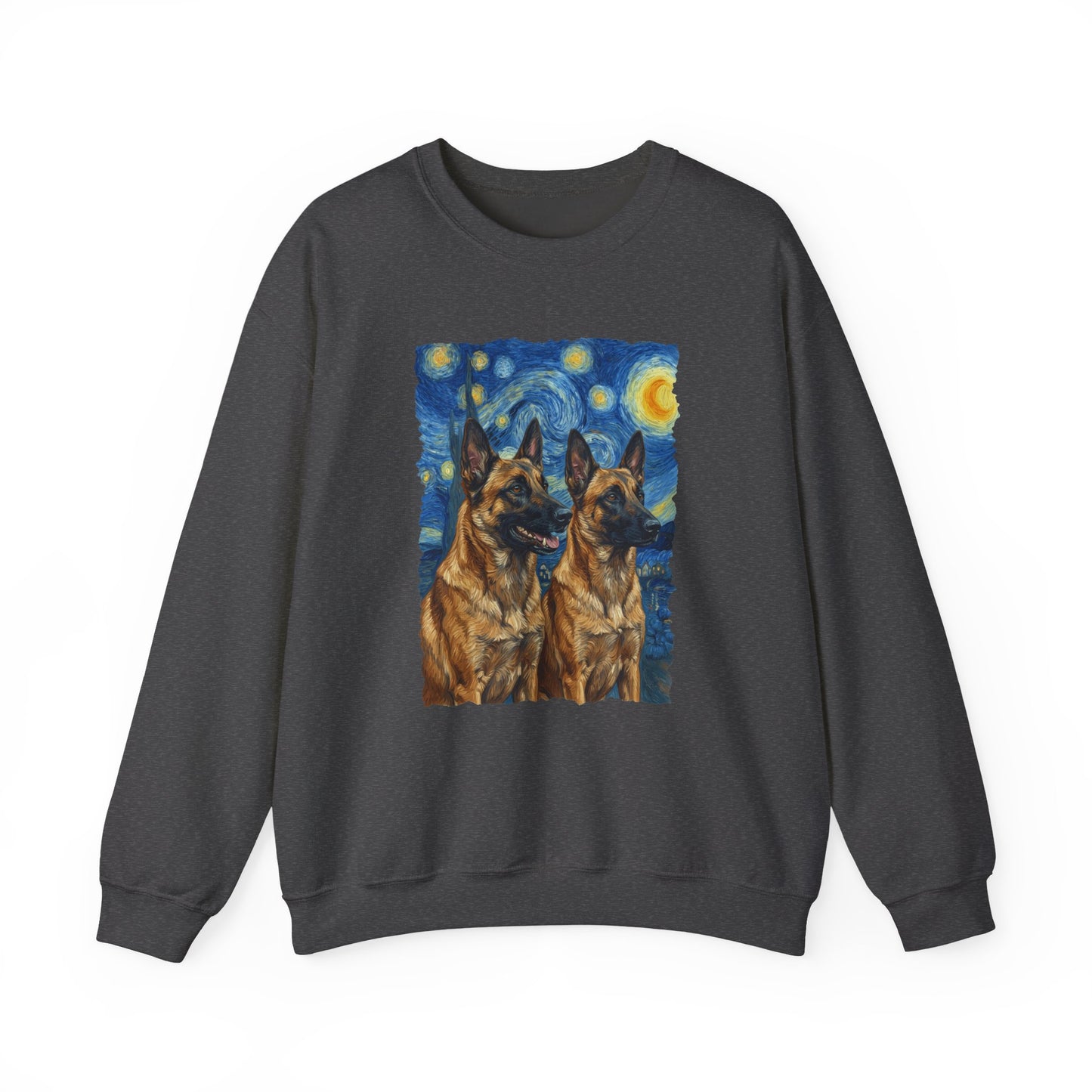 Belgian Malinois Van Gogh Crewneck Sweatshirt