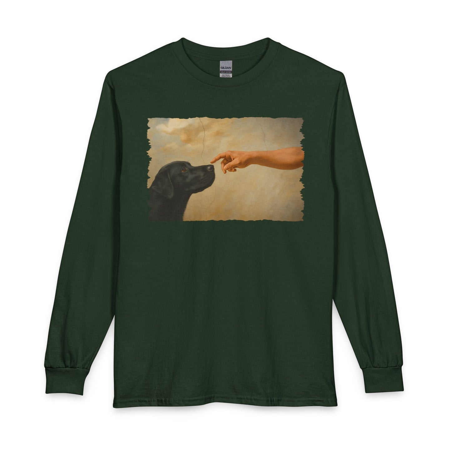 God Creates Black Labrador Long Sleeve