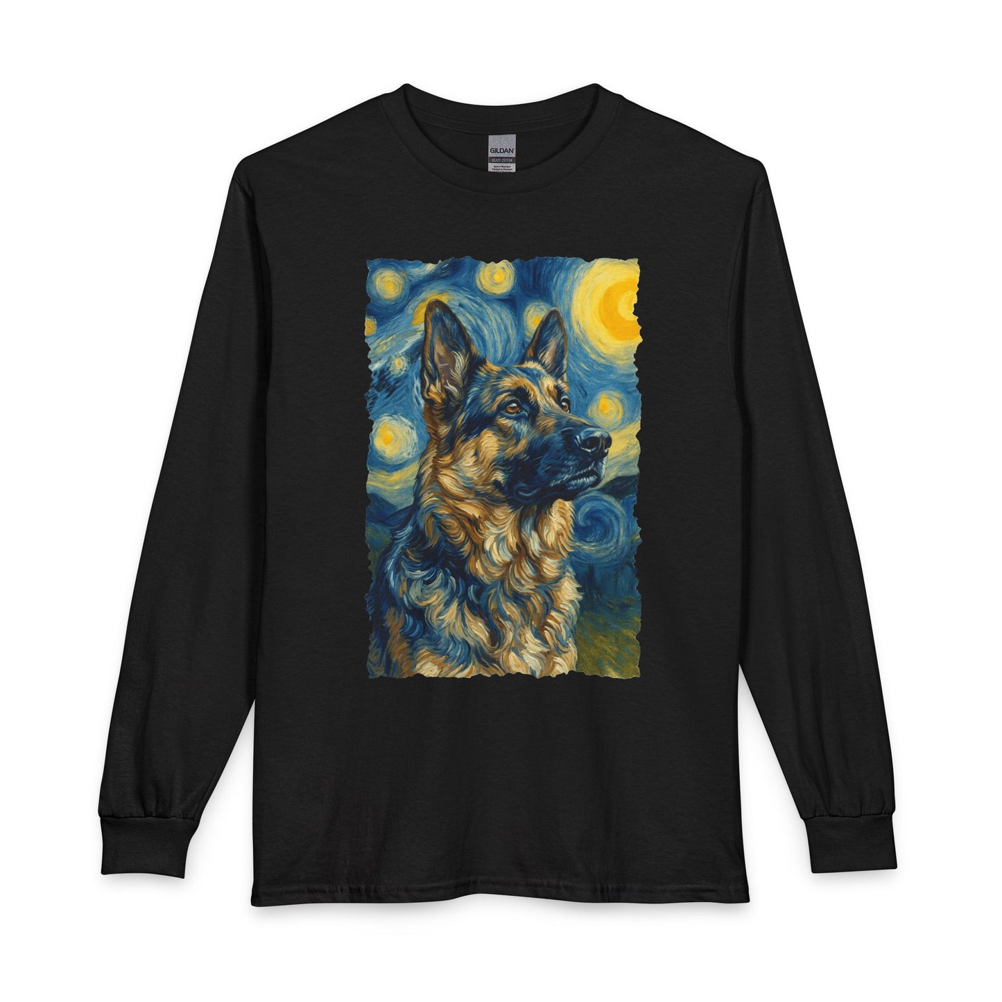 German Shepherd van Gogh Long Sleeve