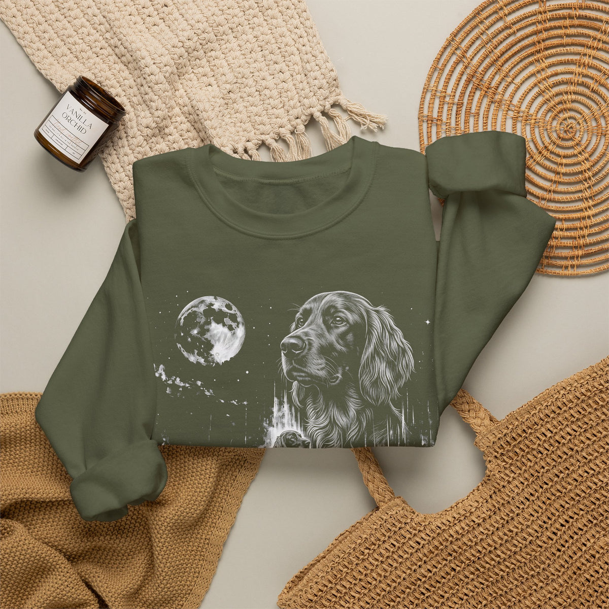 Irish Setter Moonlight Crewneck Sweatshirt