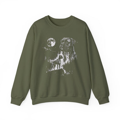 Boxer Moon Crewneck Sweatshirt