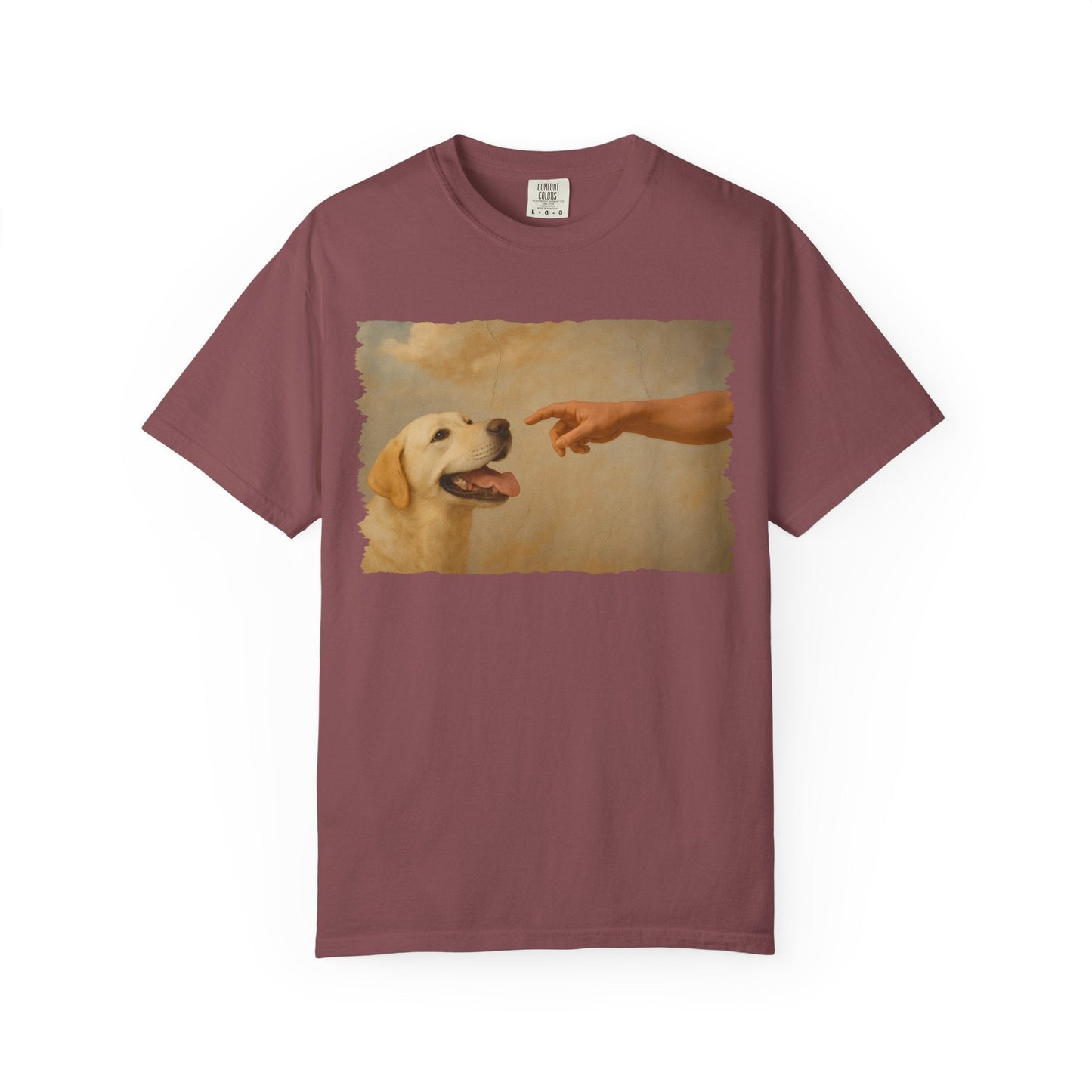 God Creates Yellow Lab Premium Tee