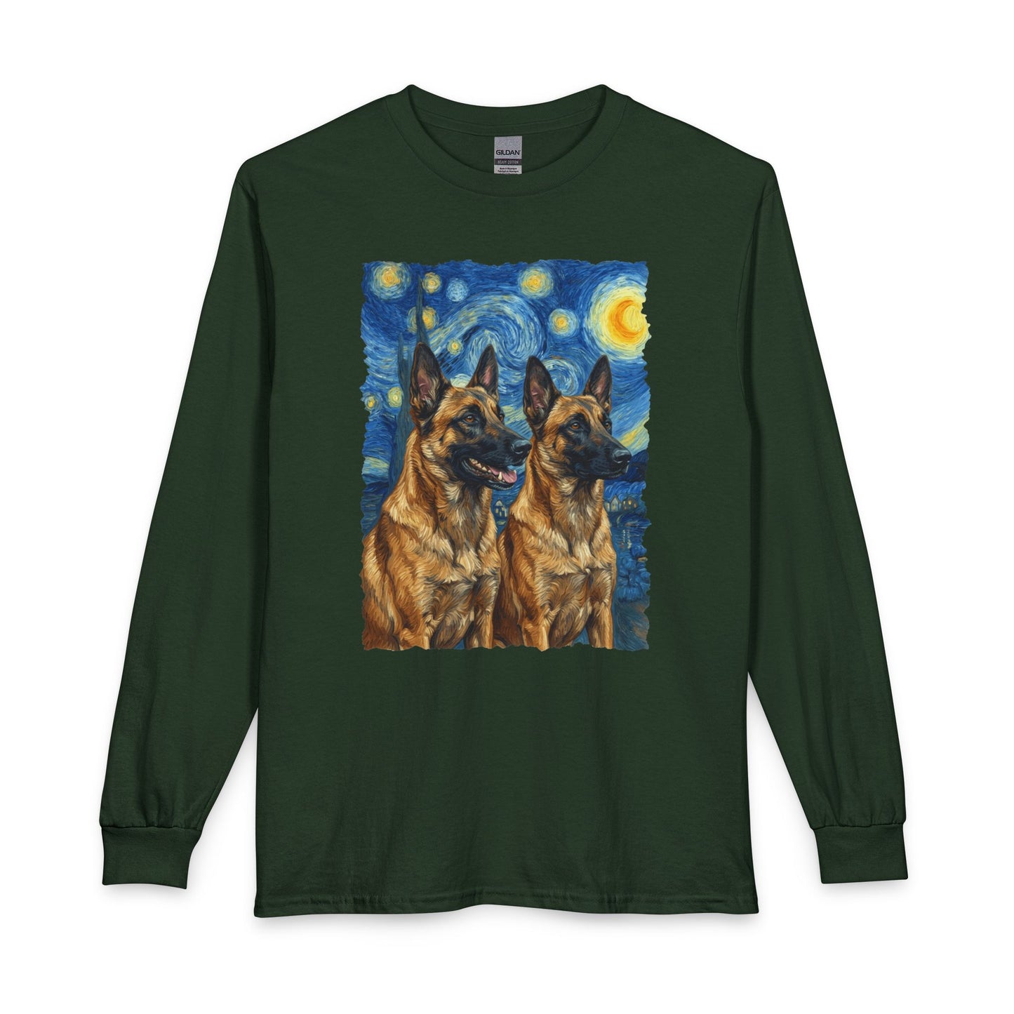 Belgian Malinois Van Gogh Long Sleeve