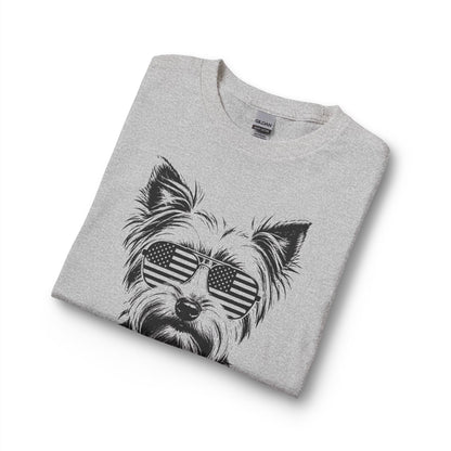 Yorkshire Terrier Flag Shades Long Sleeve