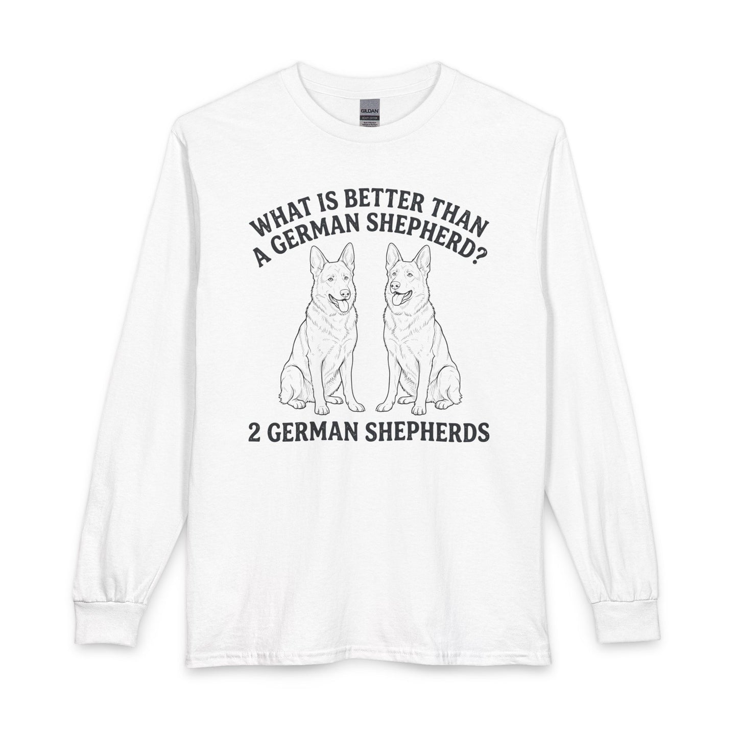 2 German Shepherds Long Sleeve
