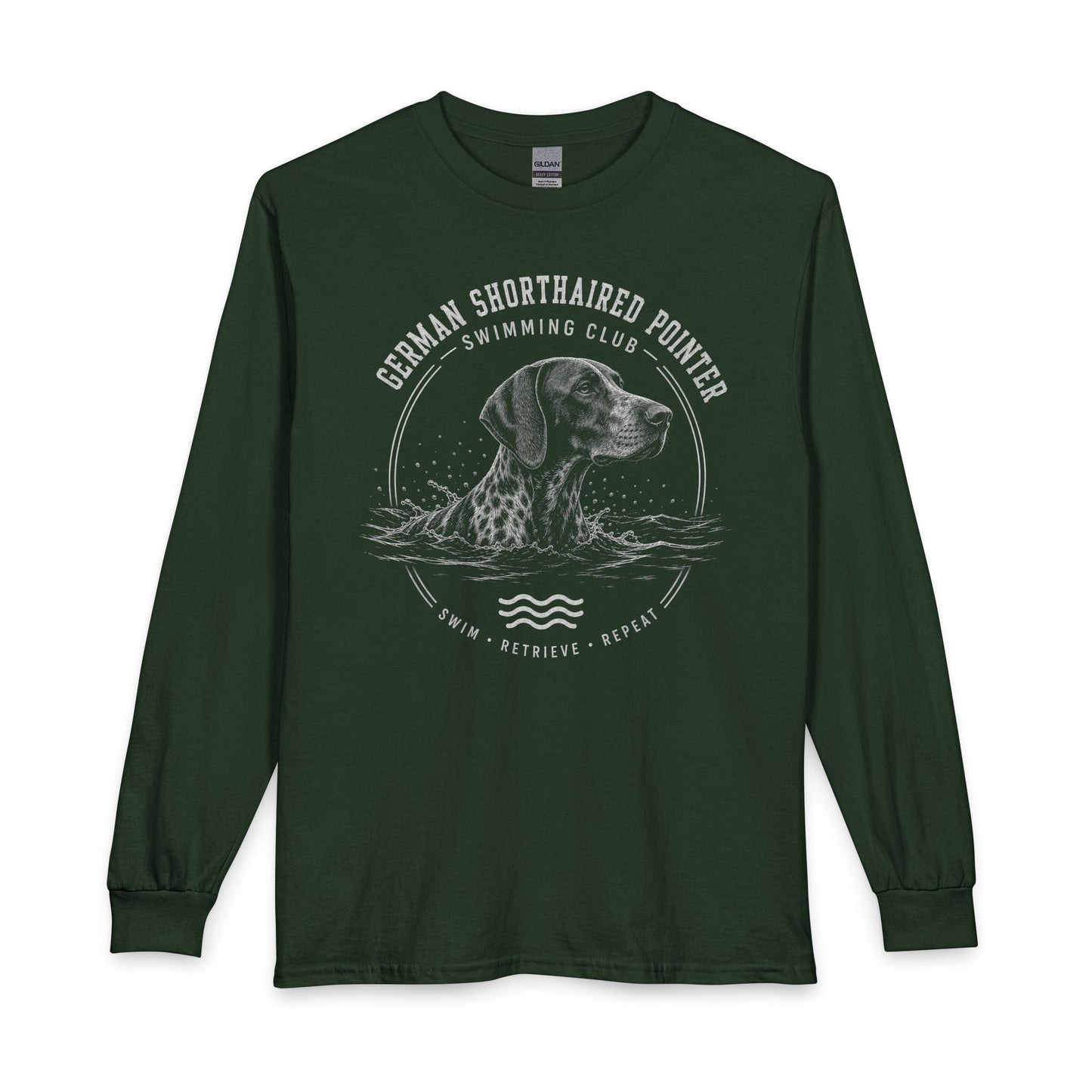 German Shorthaired Pointer Swimming Club Long Sleeve