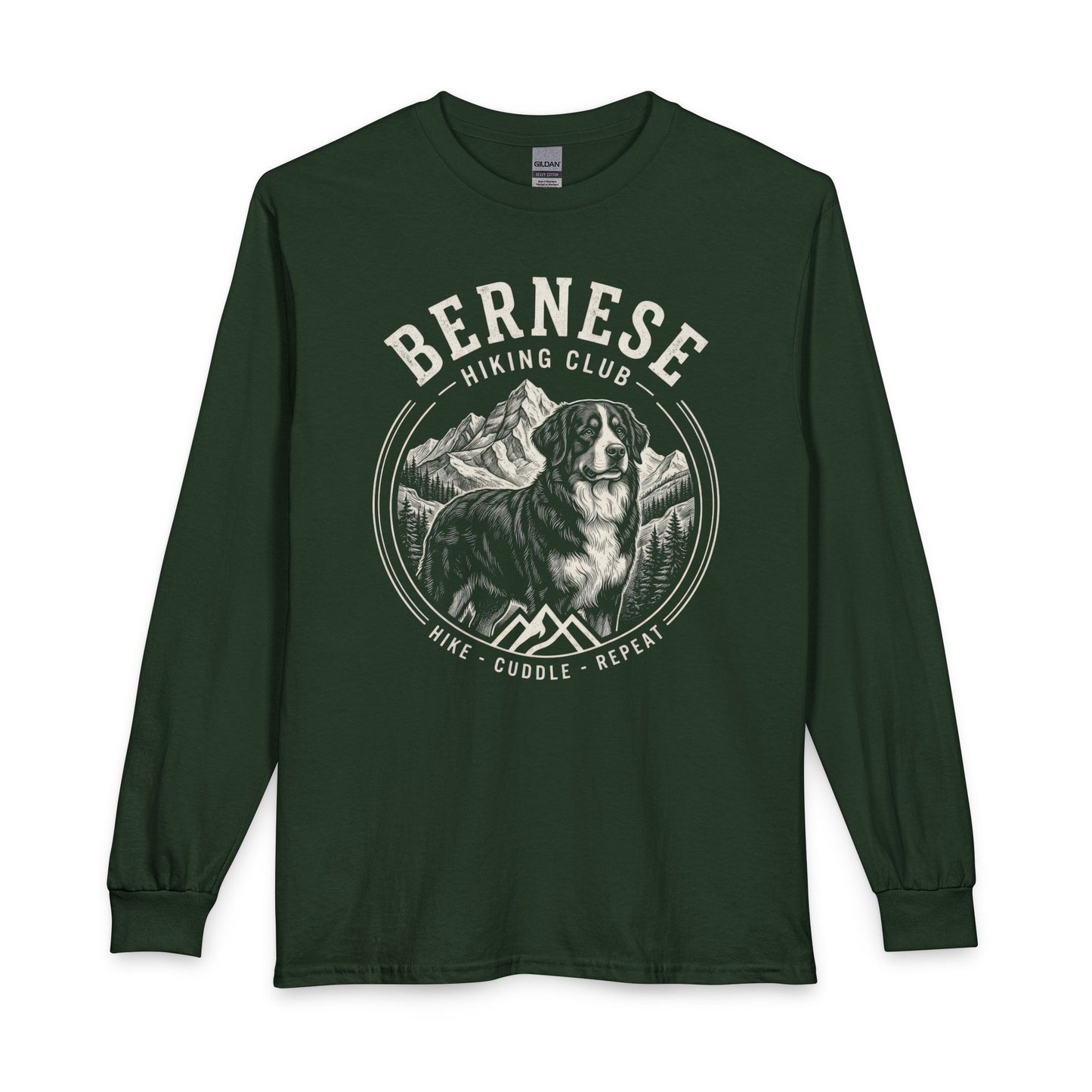 Bernese Mountain Dog Hiking Club Long Sleeve