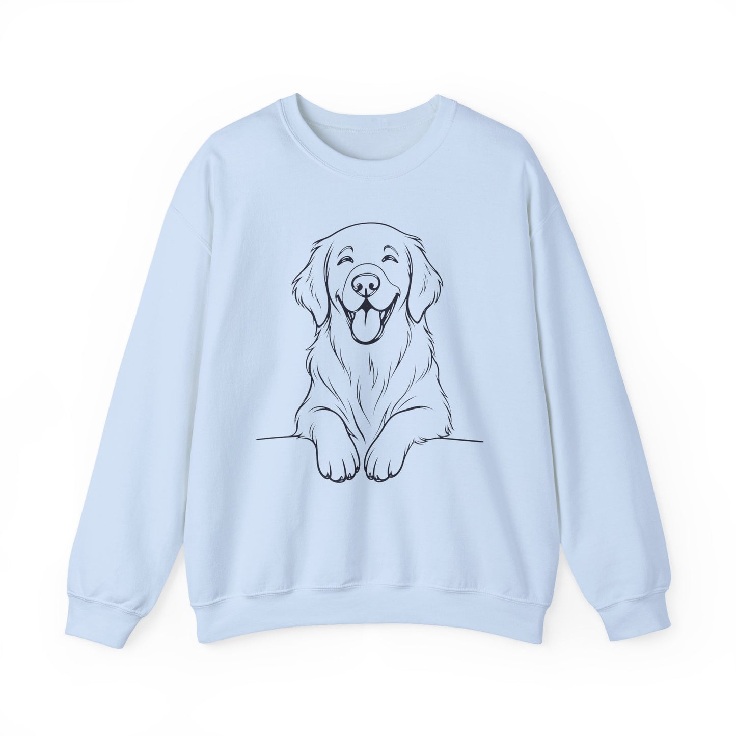 Flat Coated Retriever Lineart Crewneck Sweatshirt