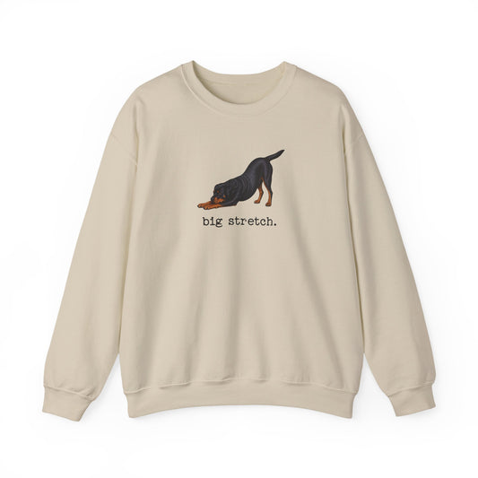 Big Stretch Fox Rottweiler Crewneck Sweatshirt