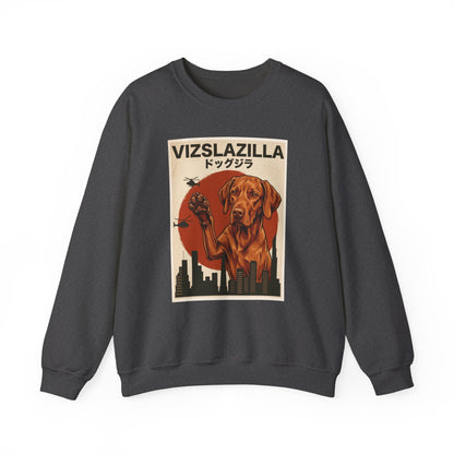 Vizsla Vizslazilla Crewneck Sweatshirt