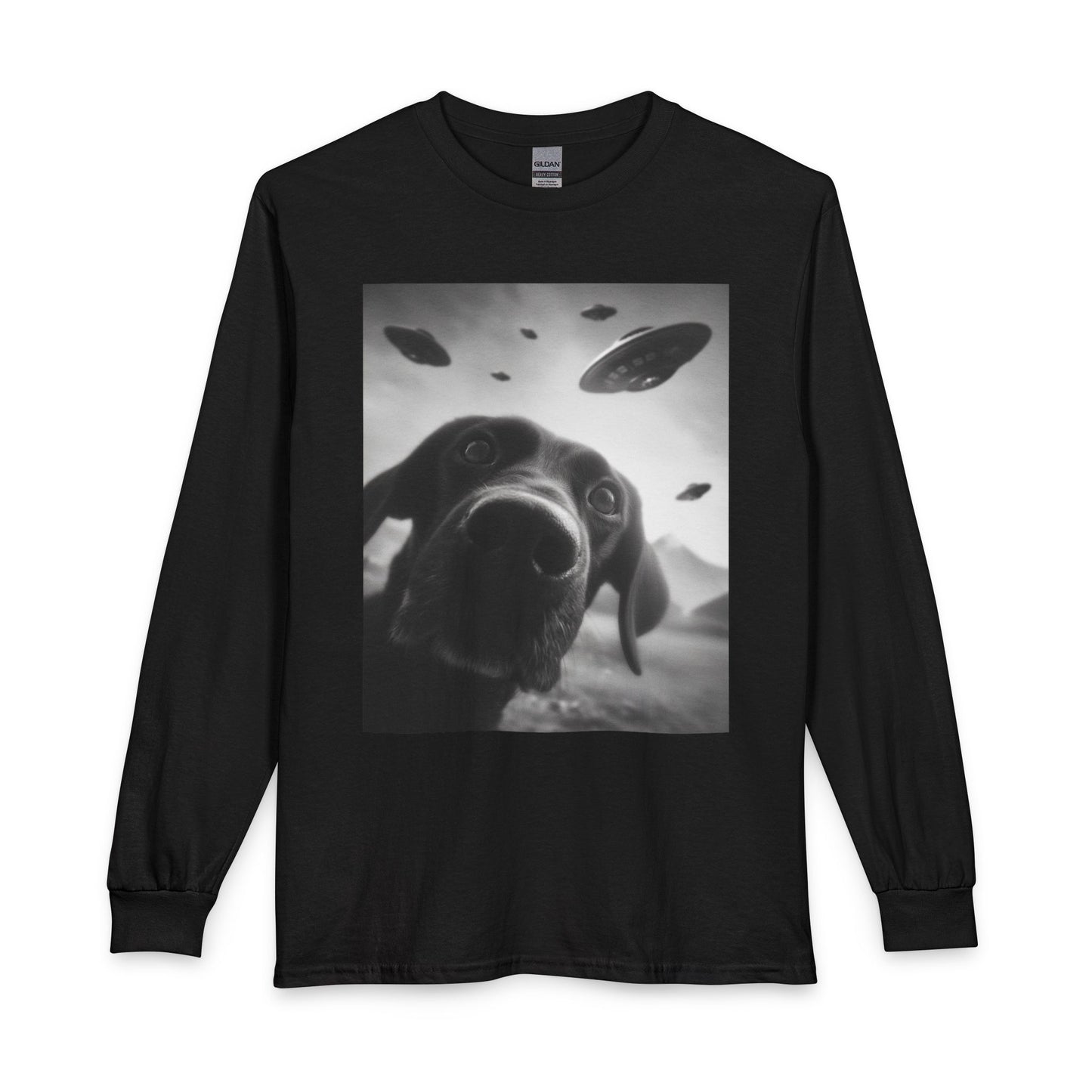 Funny Labrador UFO Long Sleeve