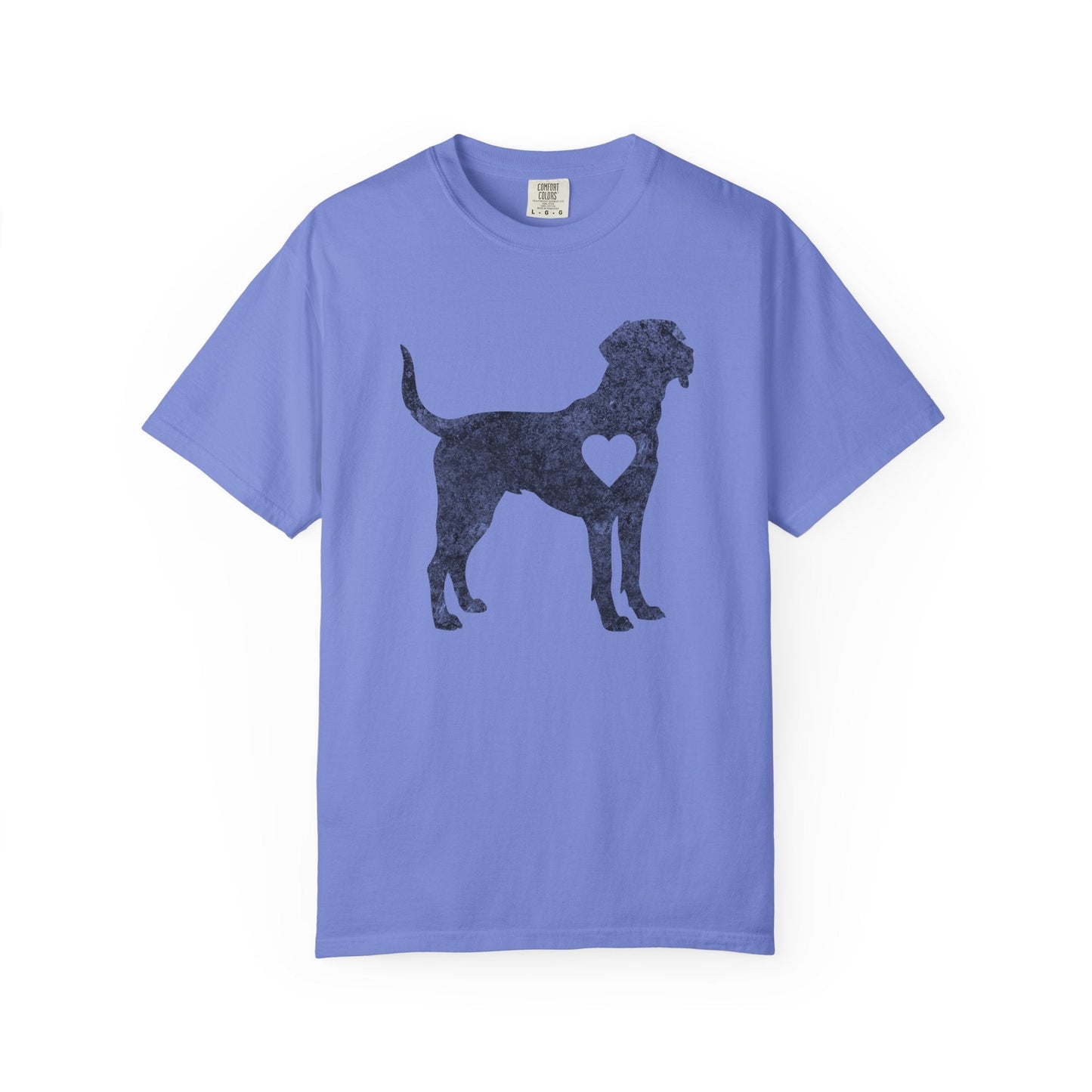 Labrador Love - Comfort Colors Shirt Flo Blue
