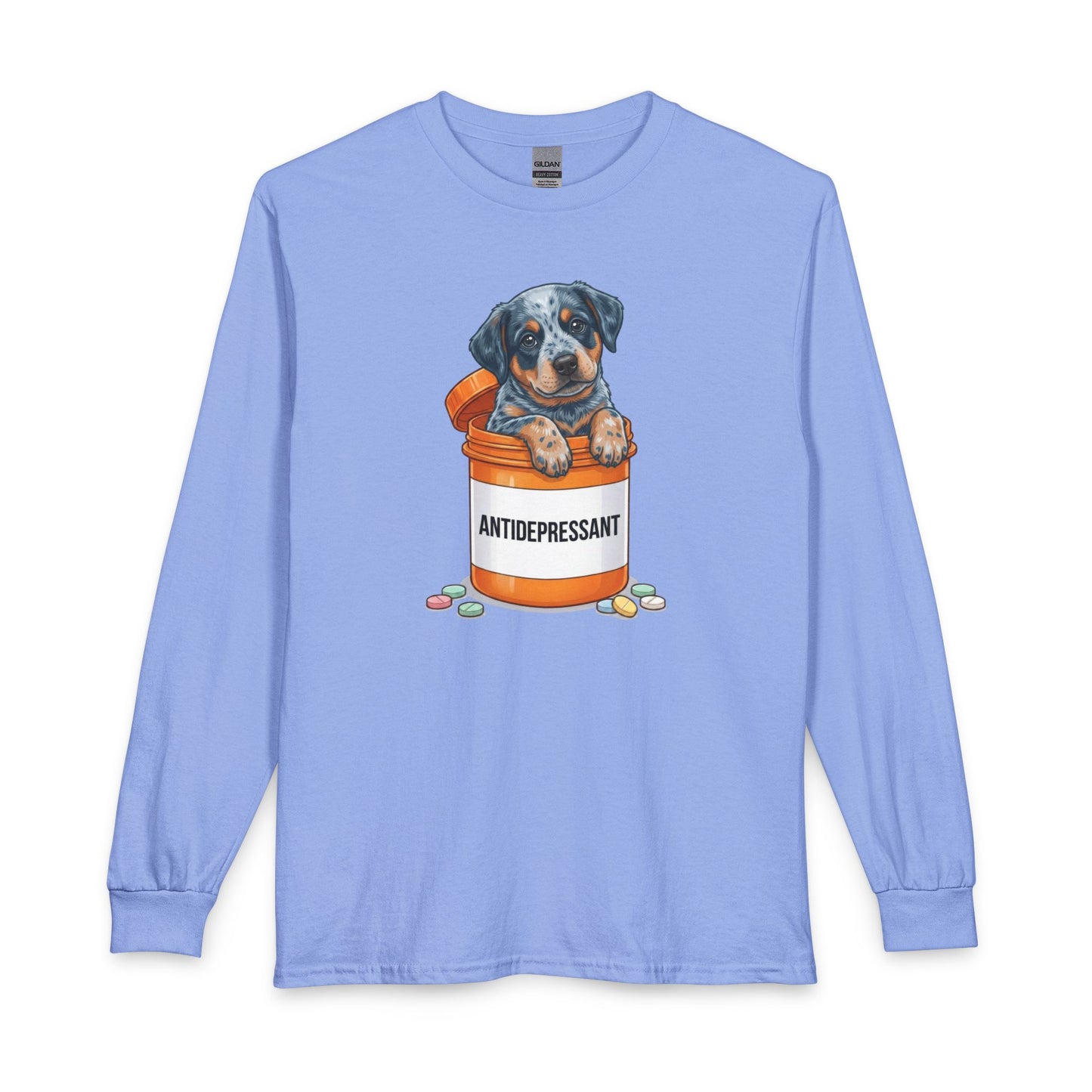 Blue Heeler Antidepressant Long Sleeve