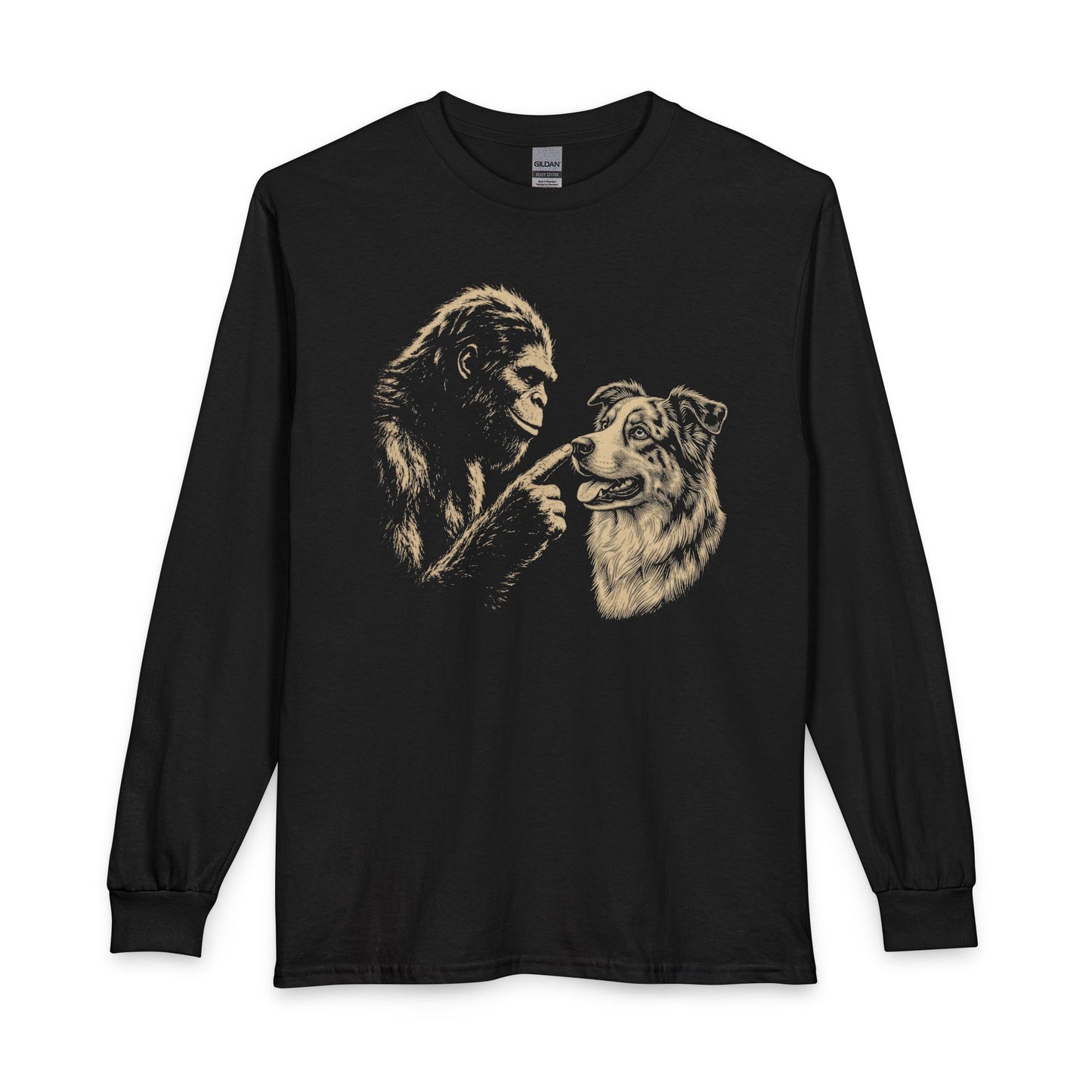 Bigfoot Boops Australian Shepherd Long Sleeve