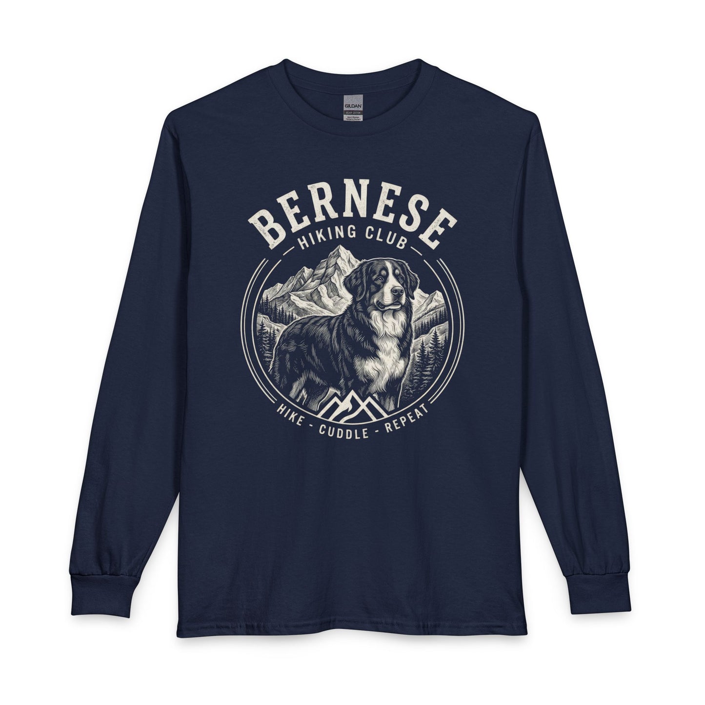 Bernese Mountain Dog Hiking Club Long Sleeve