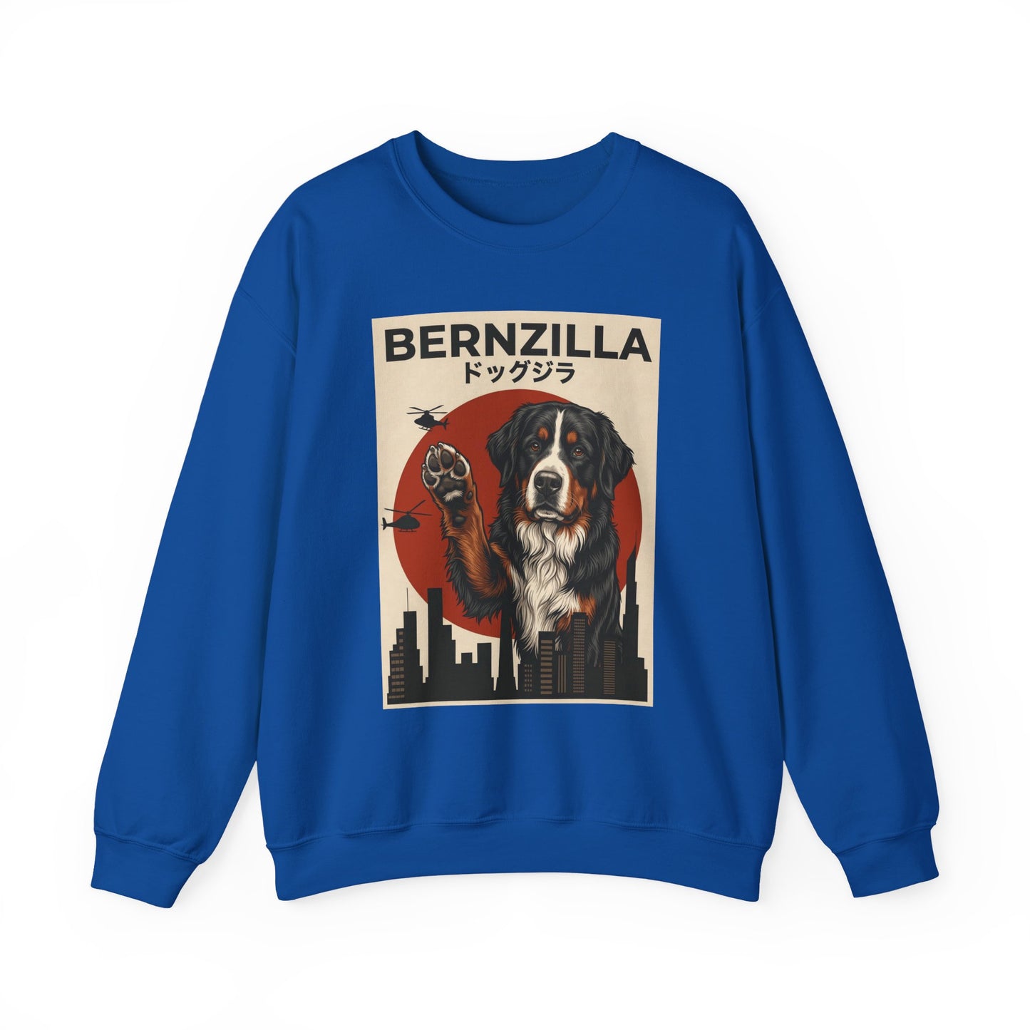 Bernzilla Crewneck Sweatshirt Royal