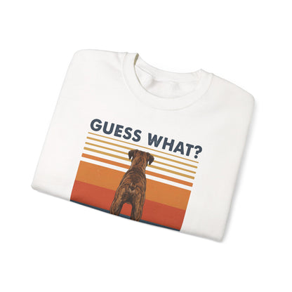 Brindle Boxer Butt Crewneck Sweatshirt