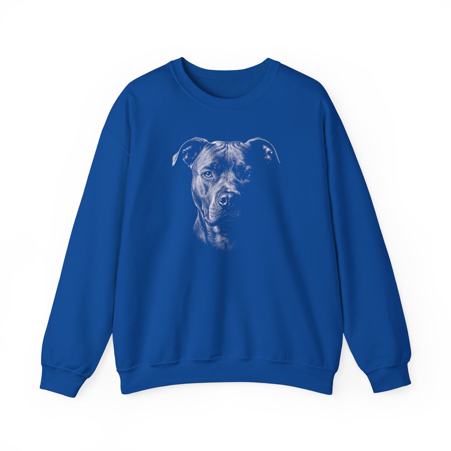 Pitbull Engraved Crewneck Sweatshirt