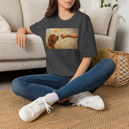 God Creates Redbone Coonhound