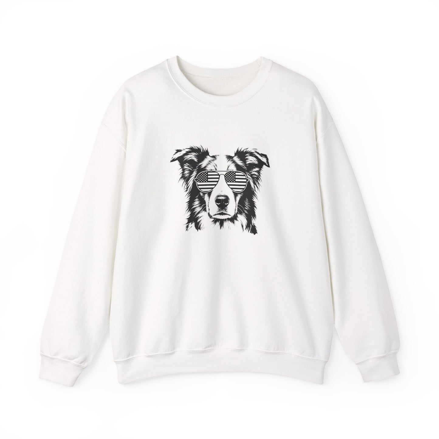 Border Collie USA Crewneck Sweatshirt