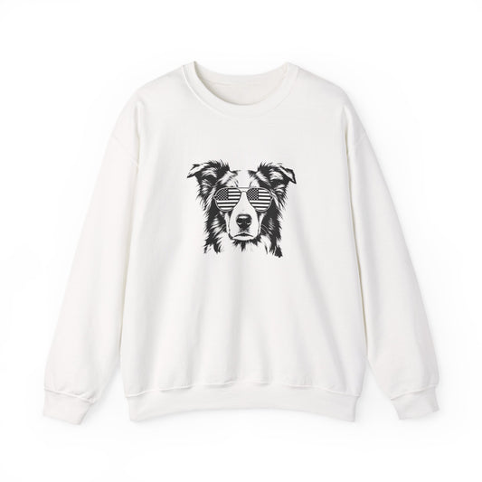 Border Collie USA Crewneck Sweatshirt