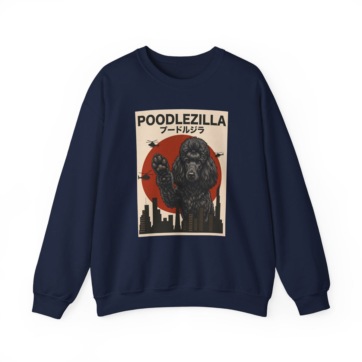 Standard Poodle Poodlezilla Crewneck Sweatshirt