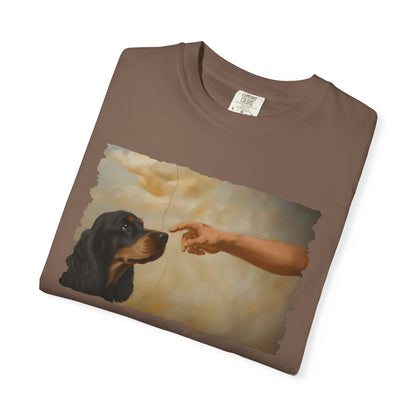 God Creates Black and Tan Cocker Premium Tee