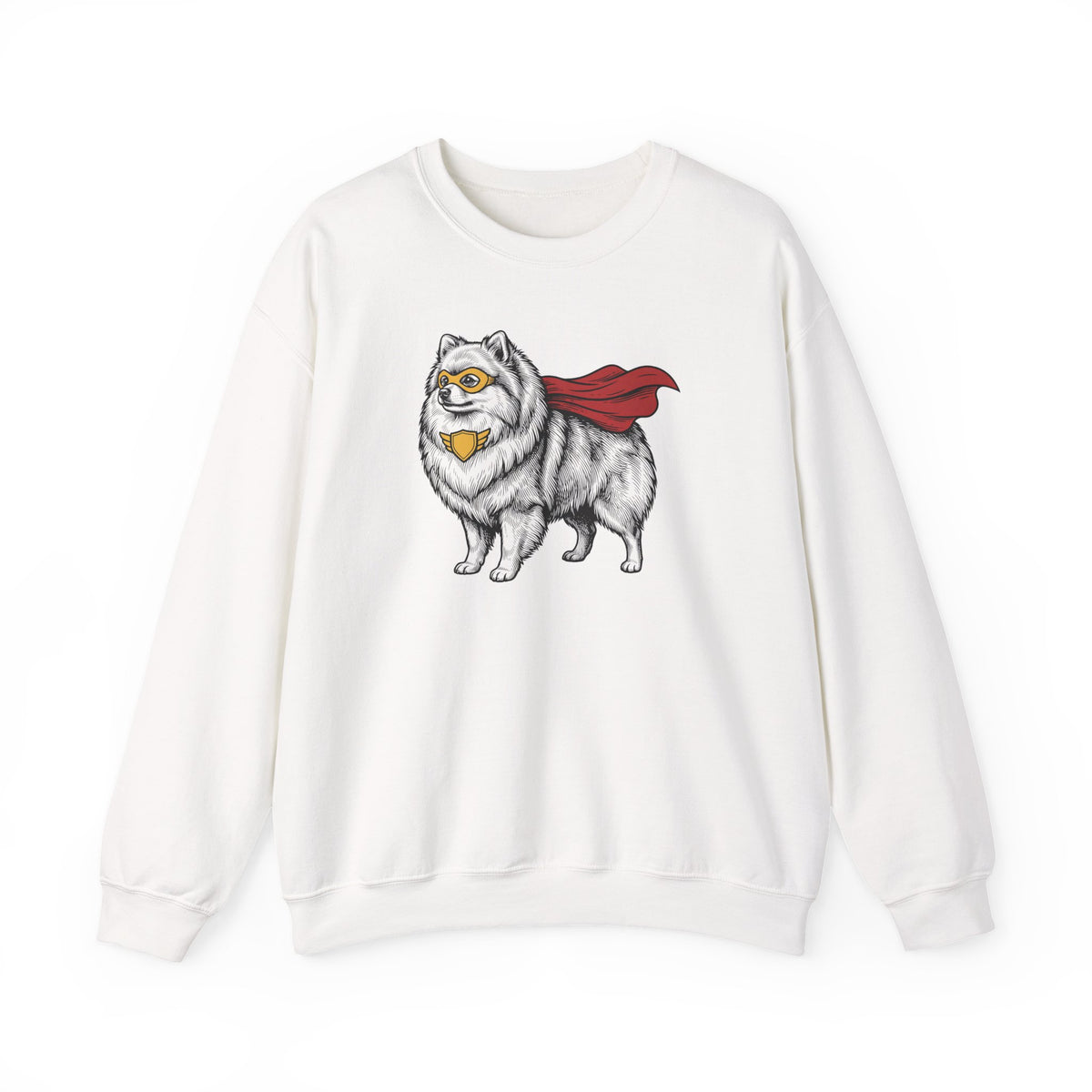 Pomeranian Superhero Crewneck Sweatshirt