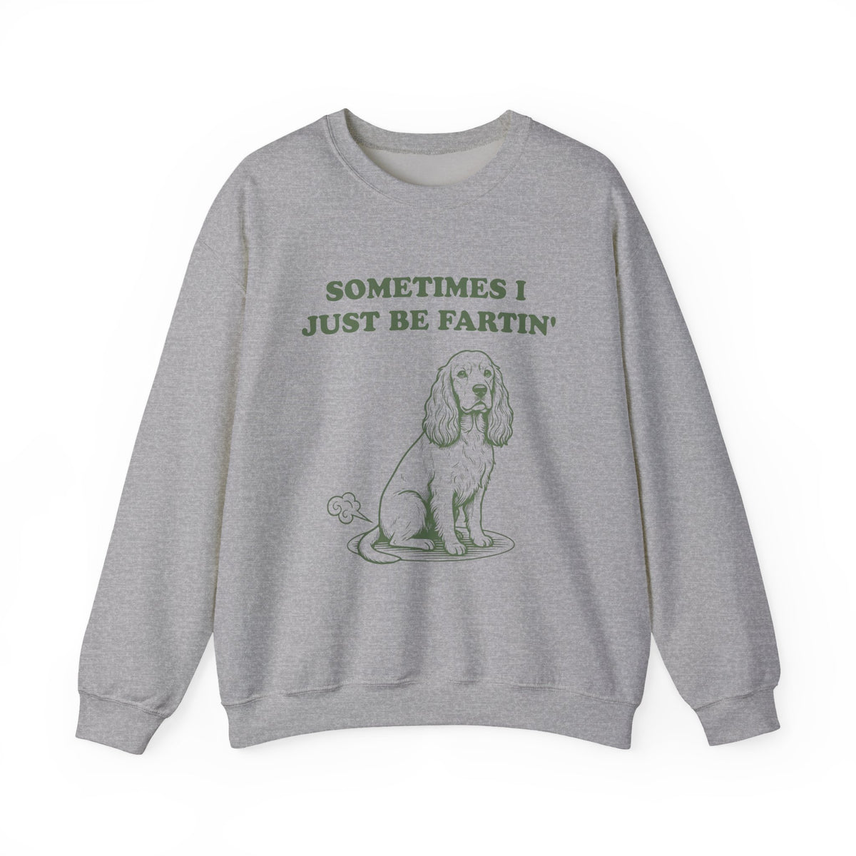 Cocker Spaniel Farts Crewneck Sweatshirt