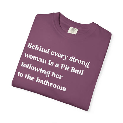Pit Bull Strong Woman Premium Tee
