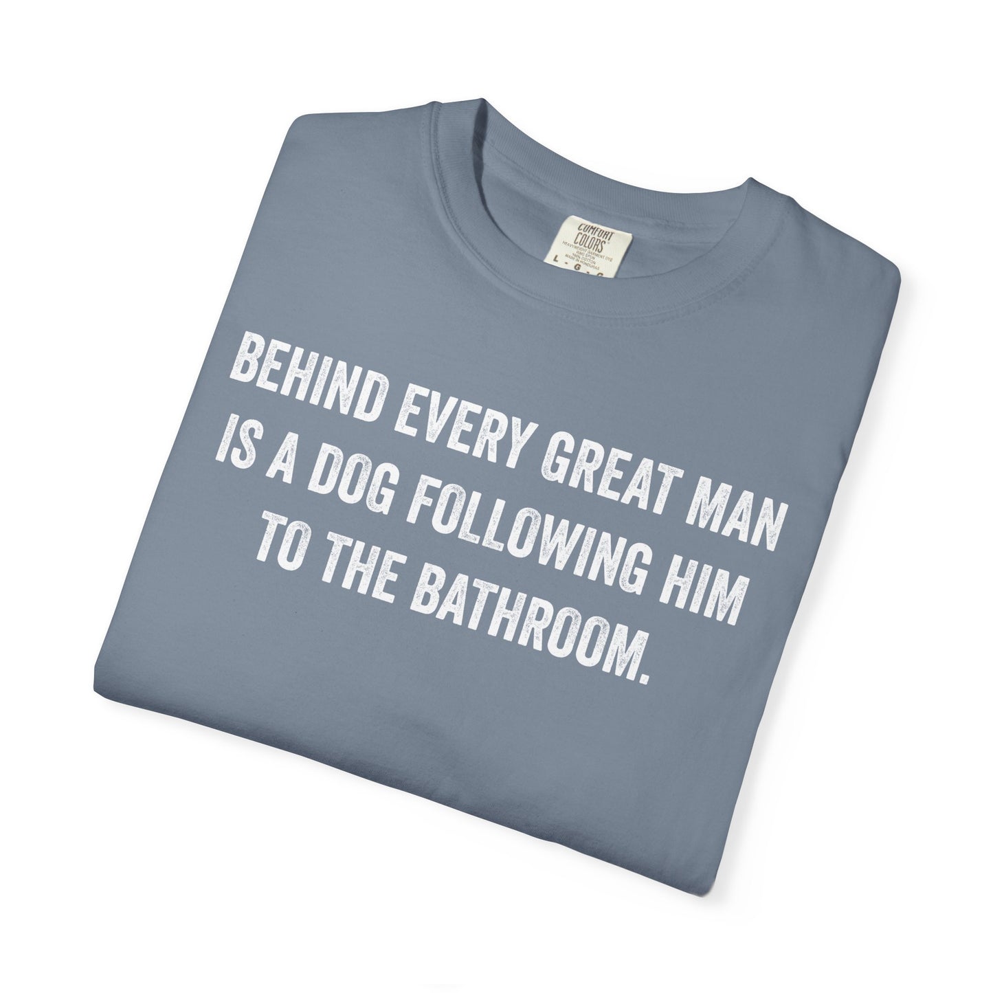 Great Man Dog Following Premium Tee