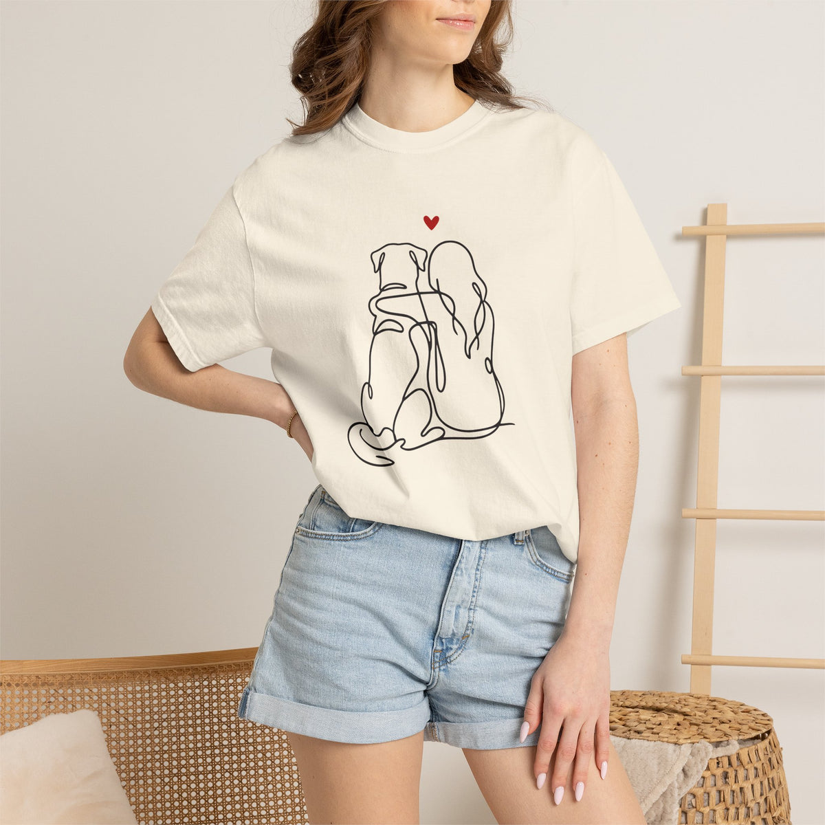 Rottweilwer and Girl Premium Tee