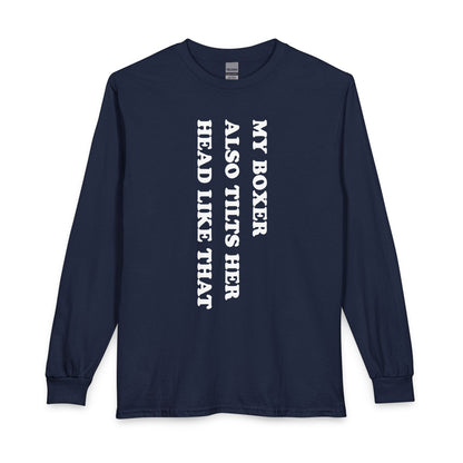 Boxer Tilt Her Head Long Sleeve