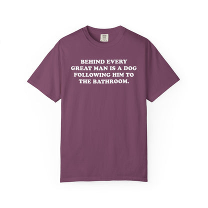 Great Man Dog Bathroom Premium Tee
