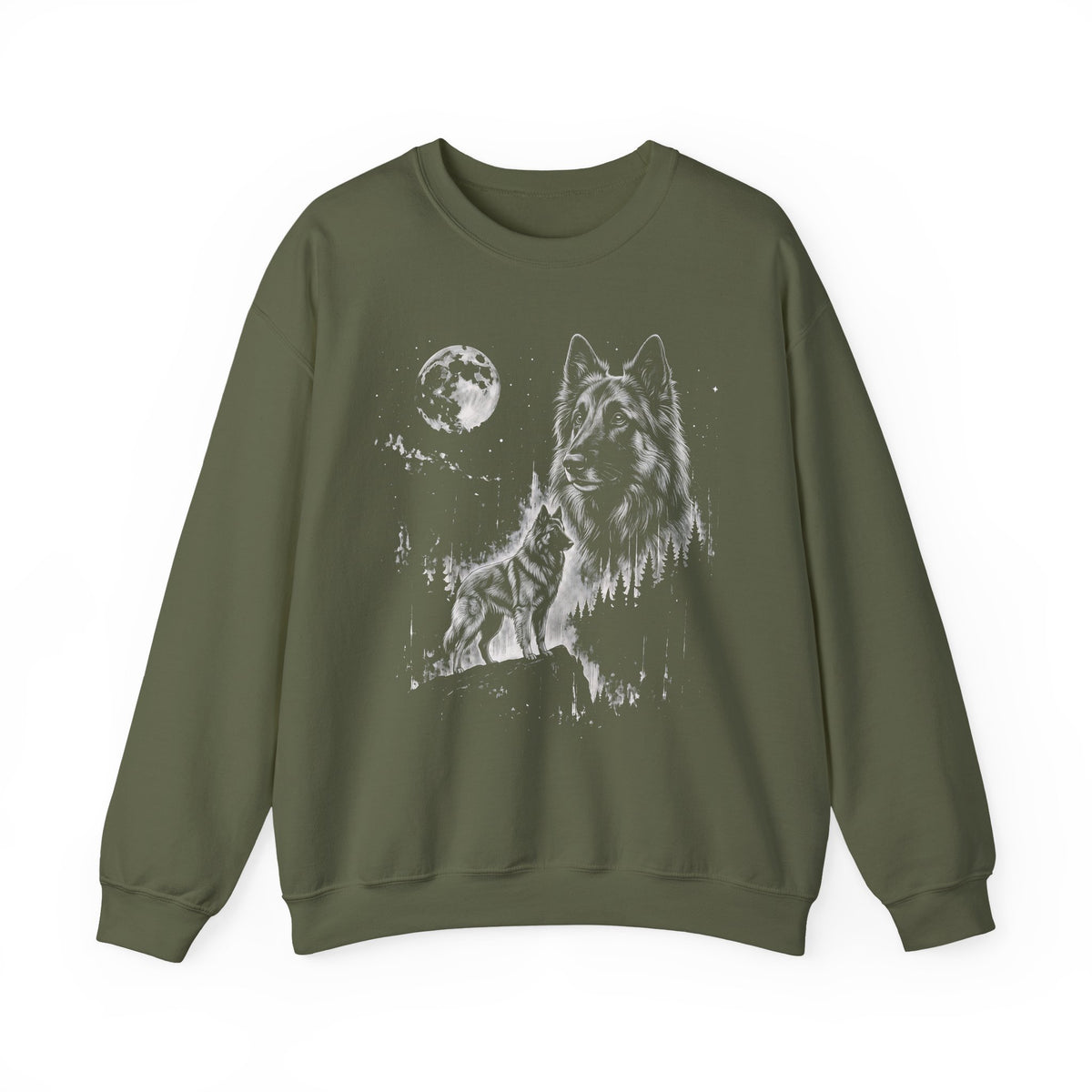 Belgian Tervuren Moonlight Crewneck Sweatshirt