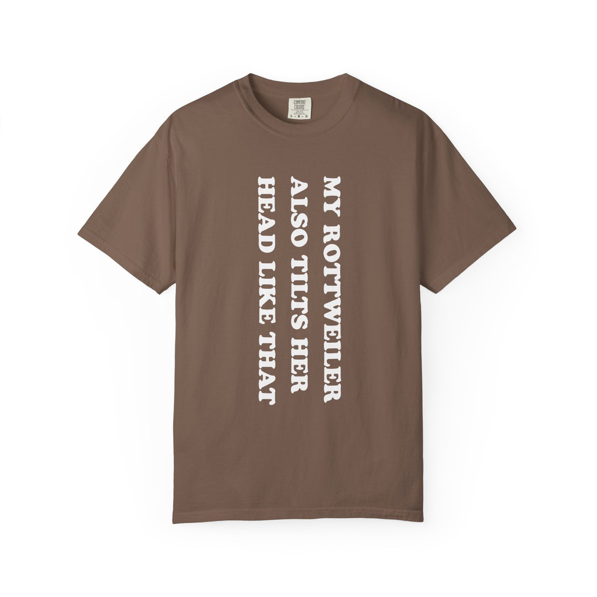 Rottweiler Tilts Her Head Premium Tee