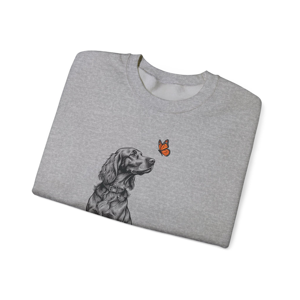 Irish Setter Butterfly Crewneck Sweatshirt