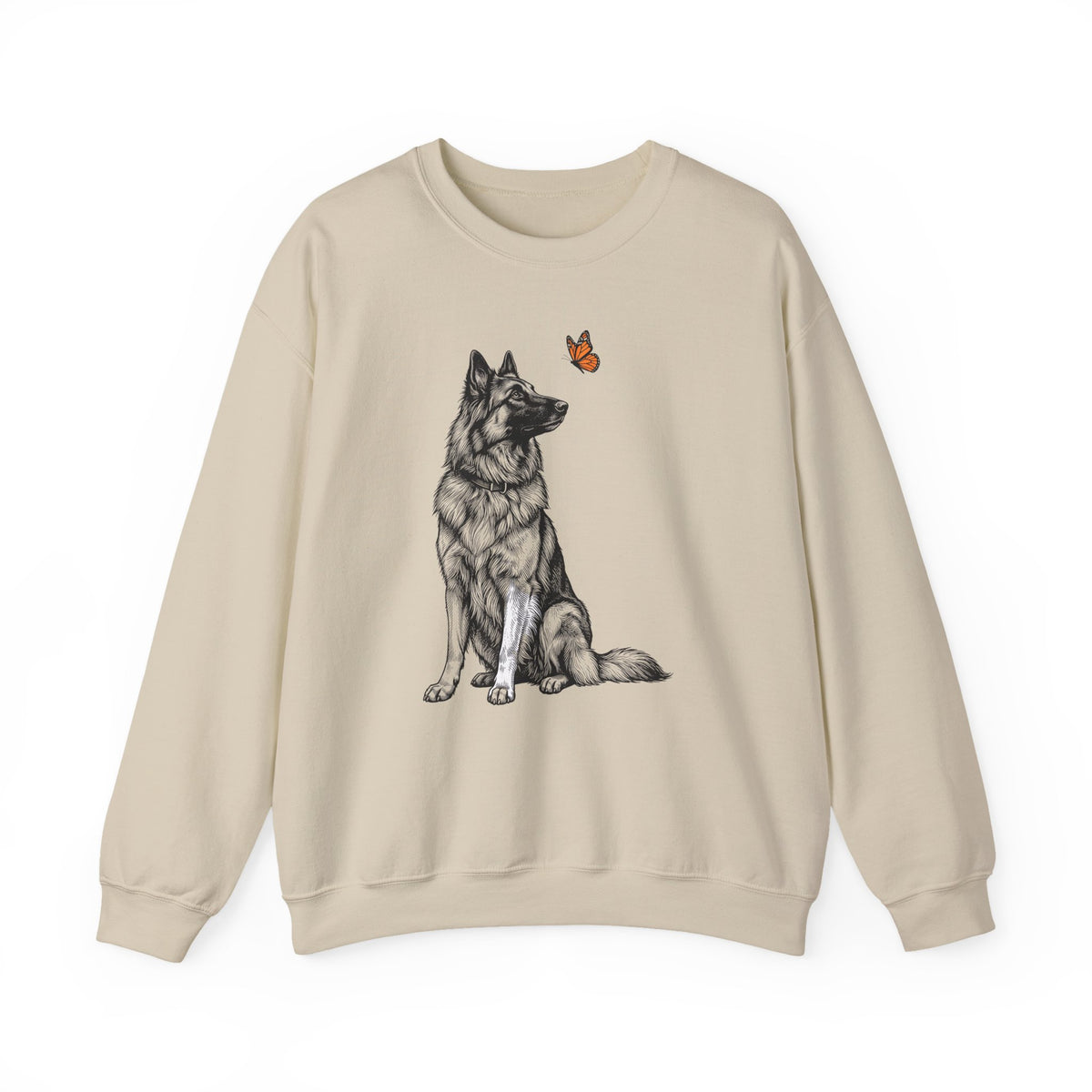 Belgian Tervuren Butterfly Crewneck Sweatshirt