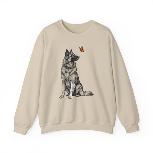Belgian Tervuren Butterfly Crewneck Sweatshirt
