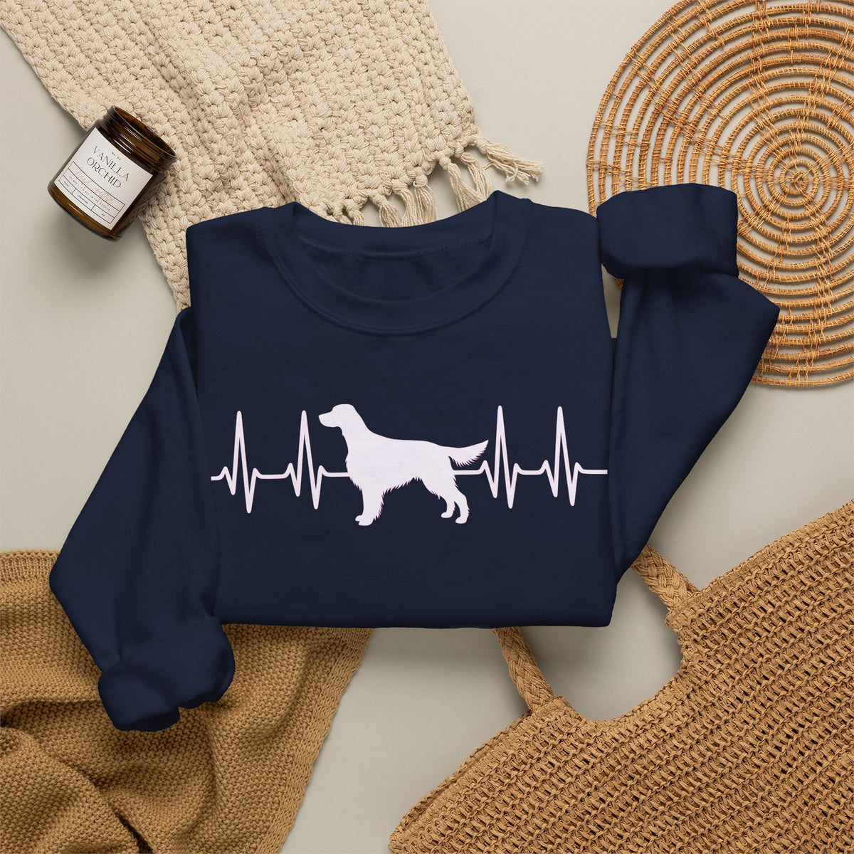 Irish Setter Heartbeat Crewneck Sweatshirt