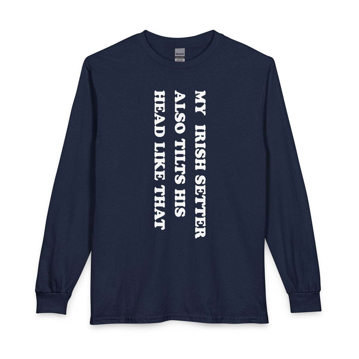 Irish Setter Tilts His Head Long Sleeve