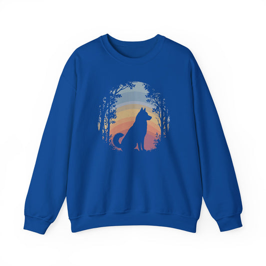 Husky Nature Crewneck Sweatshirt Royal