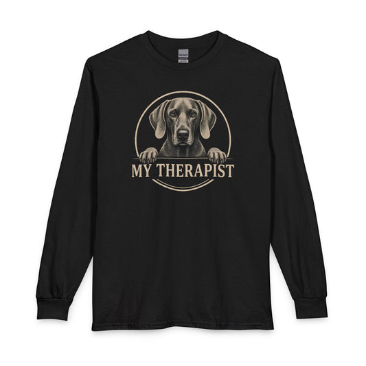 Weimaraner Therapist Long Sleeve