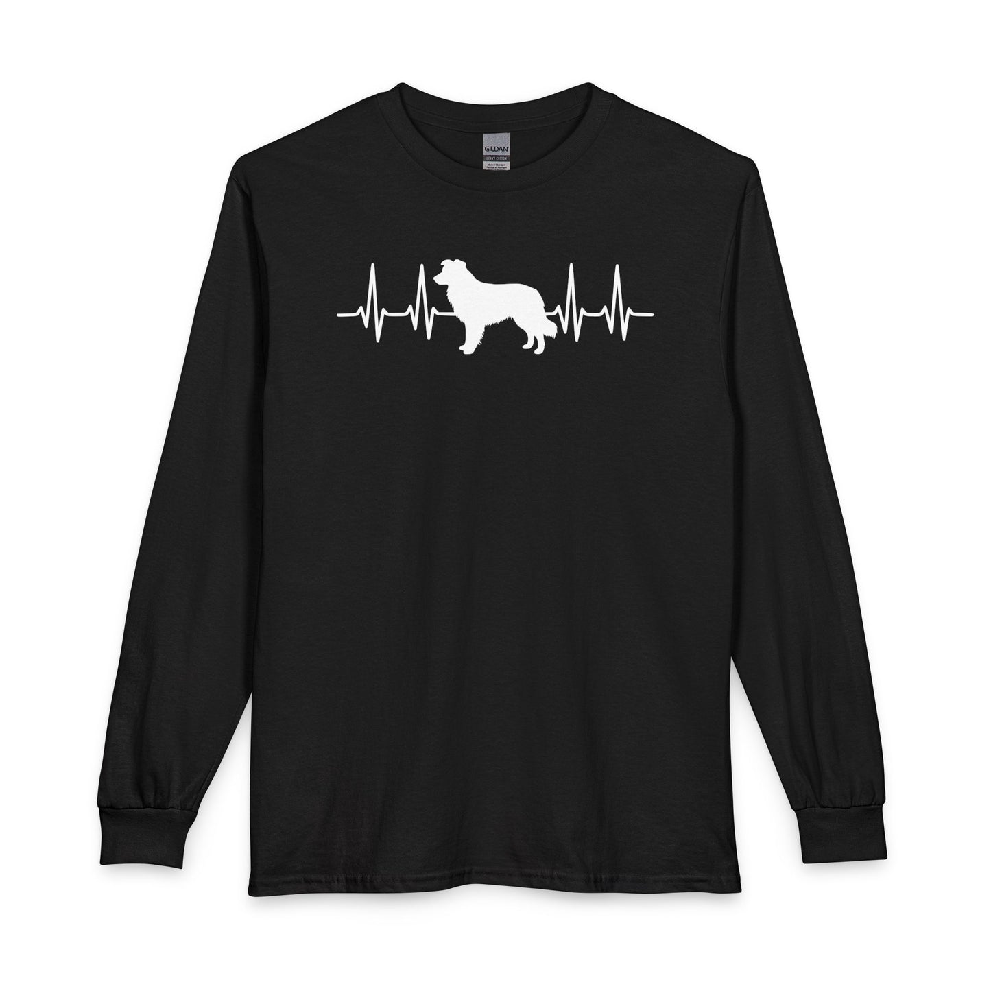 Border Collie Heartbeat Long Sleeve