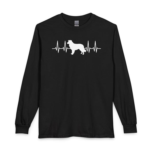 Border Collie Heartbeat Long Sleeve