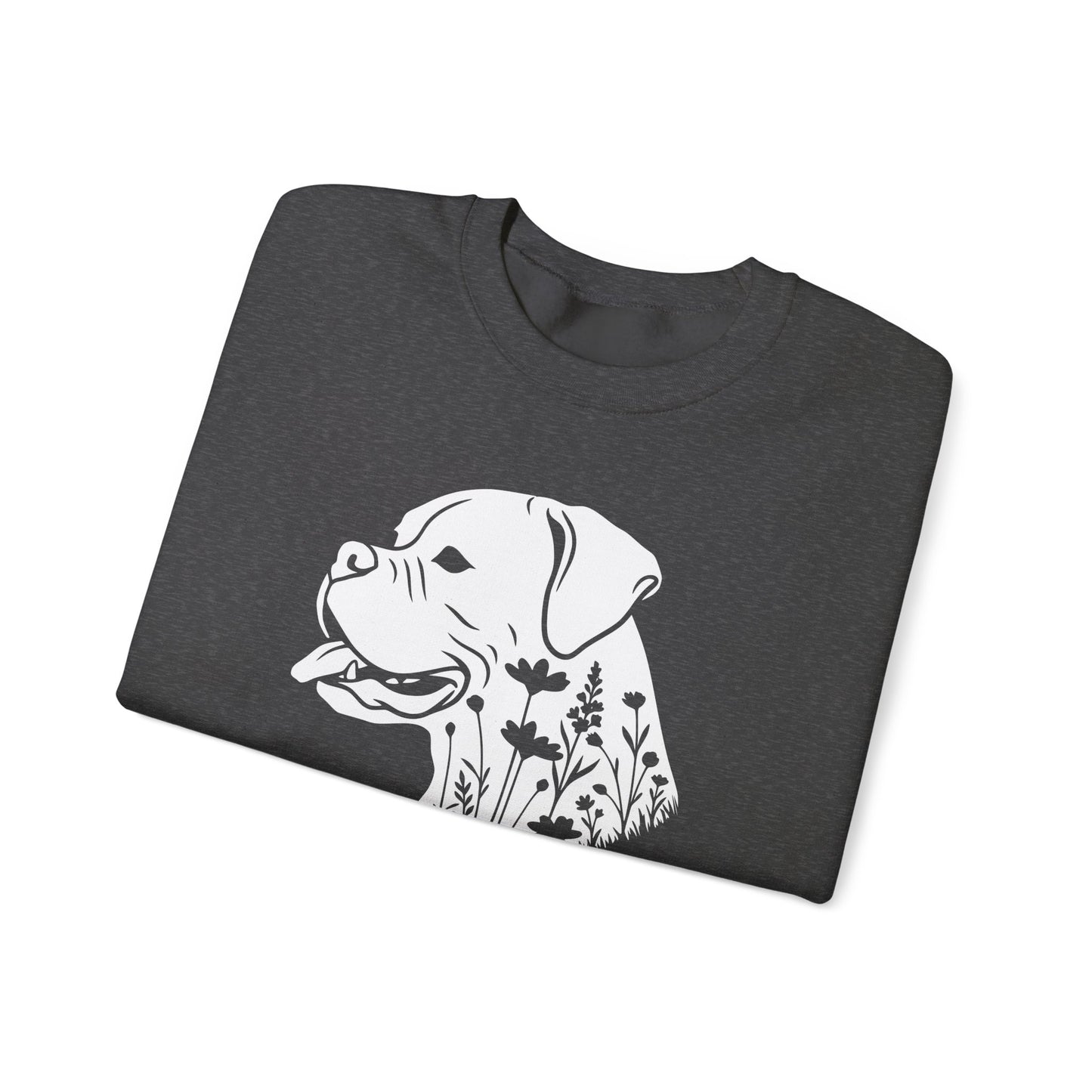 Boxer Flowers Crewneck Sweatshirt