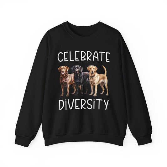 Celebrate Diversity Crewneck Sweatshirt Black