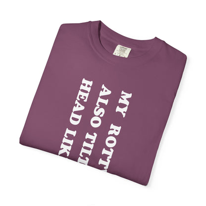 Rottweiler Tilts His Head Premium Tee