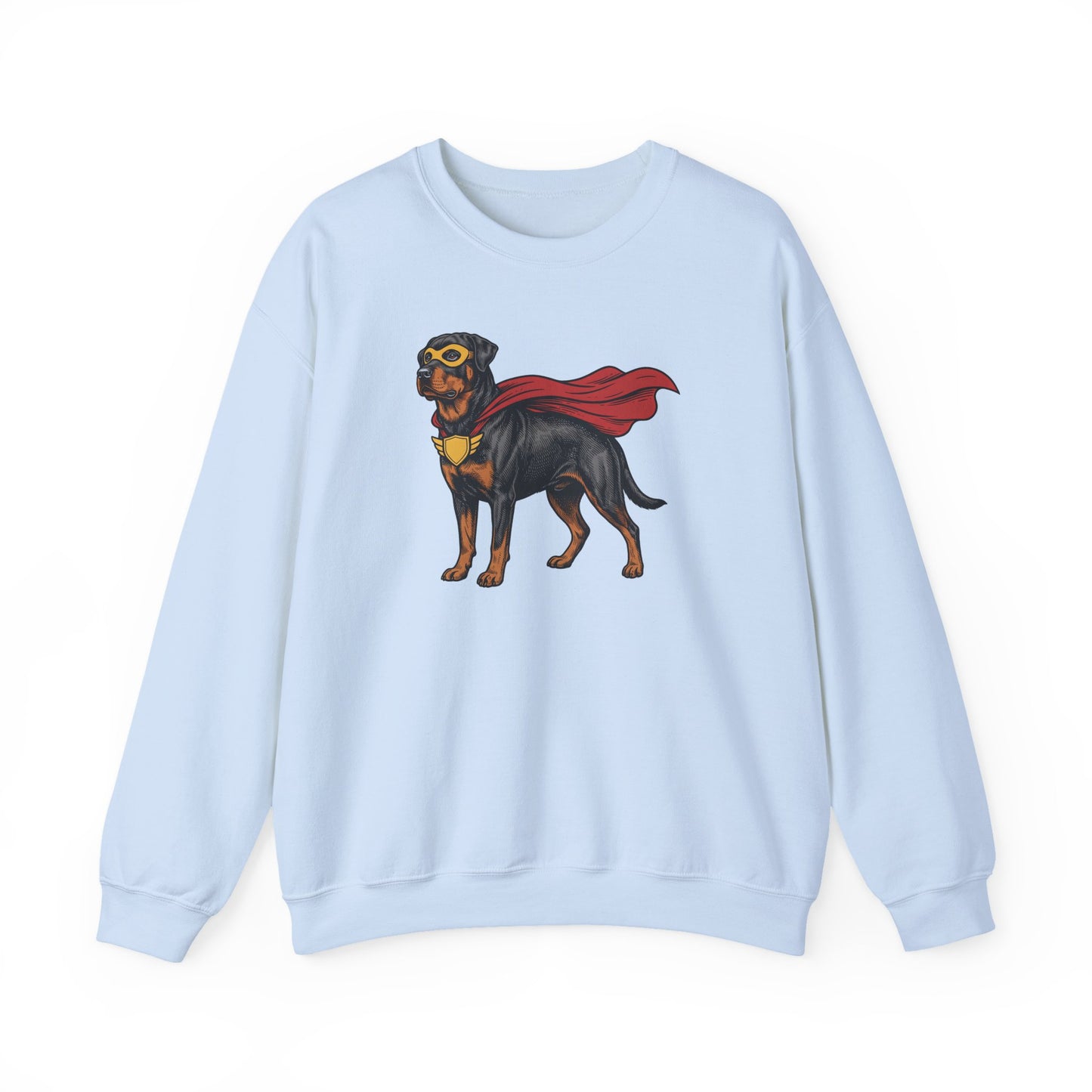 Rottweiler Superhero Crewneck Sweatshirt